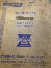 TRIUMPH TR4 ,FACTORY PARTS