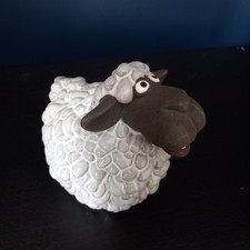 Fun Ceramic Sheep Sculpture