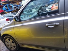 NISSAN MICRA K12 MK3 FL 2007 NSF DOOR BARE SILVER KYO PASSENGER SIDE FRONT V3131