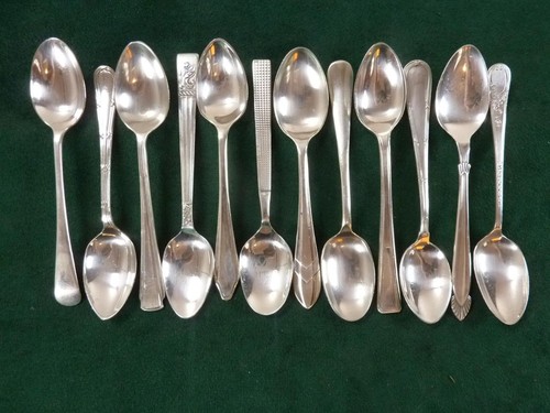 Vintage silver plated - 12,