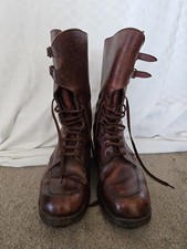 WW2 Officers High Leg Boots Leather