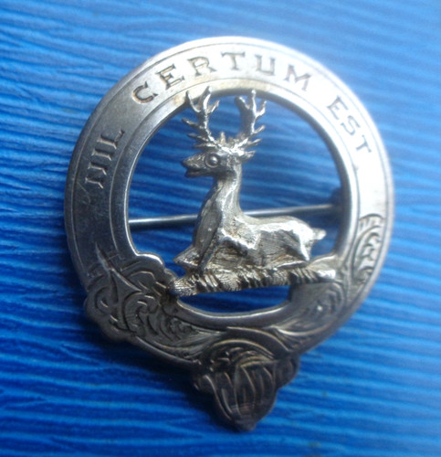 Silver clan badge - brooch, hm