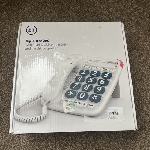 Big button 200 - 200, corded