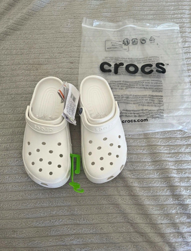 Crocs classic clog white 7 - crocs,