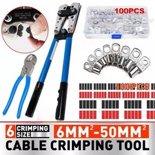 Crimping tool cable - cable, lug