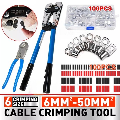 Crimping tool cable lug - crimping,
