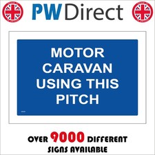 SIGN Motor Caravan Using This