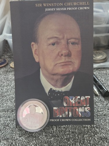 Silver proof winston - proof, £5
