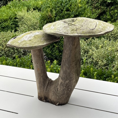 Hand carved wooden double - hand,