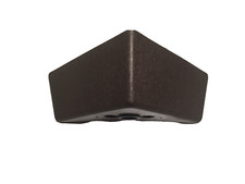 Triangle Corner Brown Plastic