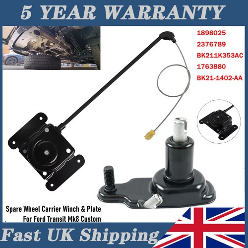 Spare wheel carrier winch - spare, +