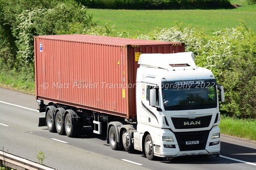 Truck photo 12x8 man tgx - -,