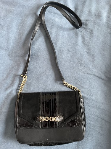 Topshop small black leather - topshop,