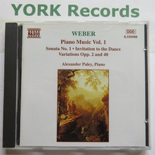 WEBER - Piano Music Volume 1 ALEXANDER PALEY - Excellent Condition CD Naxos