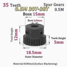 Spur Gears Steel Pinion Gears
