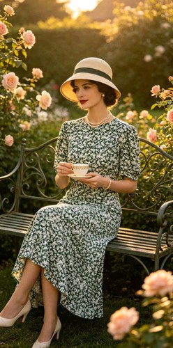 Vintage 1930s 1940s - , style