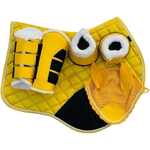 English horse saddle pad set - english,