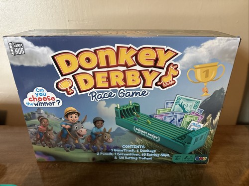 Donkey derby horse race - derby, game