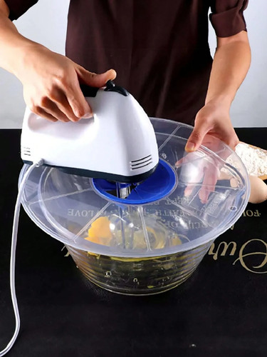 Silicone mixer splash guard - silicone,