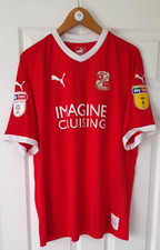 SWINDON TOWN 2018/19 IMAGINE CRUISING 50th LEAGUE CUP ANNIVERSARY+PATCHES HM XXL