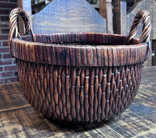 Vintage chinese harvest - chinese, basket