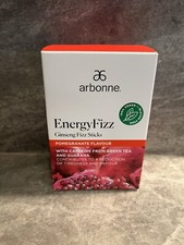 Arbonne Energy Fizz Sticks Pomegranate 30 Pack | Vegan Gluten Free BBE July 2026