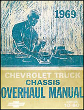 1969 Chevrolet Truck Overhaul Manual 69 Pickup Suburban Blazer Van Engine Tranny