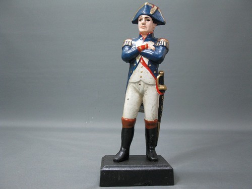 Cast iron statue napoleon - iron,