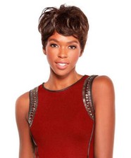 Sleek Human Hair Wig Style