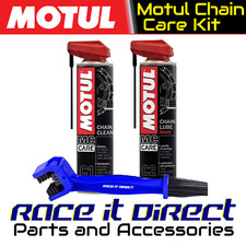 Motul Chain Care Cleaning / Cleaner Lube + Brush Kit For Motorcycle Motorbike