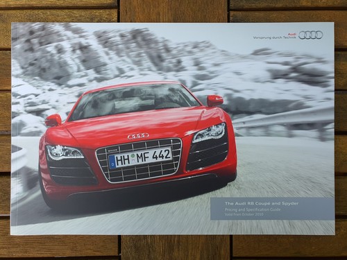 Audi coupé and spyder 2010 - audi, r8