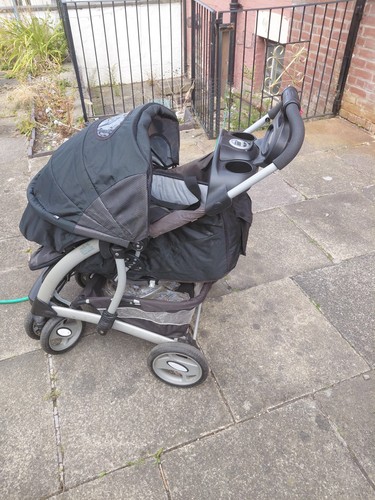 Graco grey black travel system - graco,