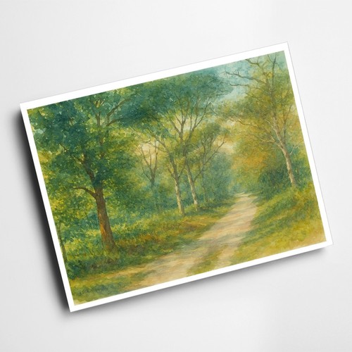Print in the woods - a6,