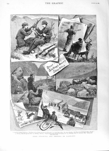 Original old antique print - original,
