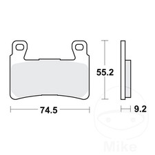 TRW Brake Pads Fits Harley