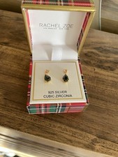 Sterling Silver Stud Earrings by Rachel Zoe Brand New in Box Never Worn 