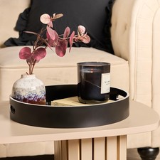 OHS Monochrome Round Tray