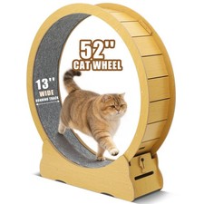 Wooden Cat Exercise Wheel 52"
