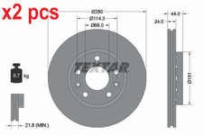 X2 PCS BRAKE DISC 92195505