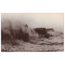 CLACTON ON SEA Storm Splash, Essex, RP Postcard Unused