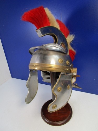 Metal roman centurion helmet - metal,