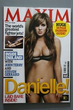 Maxim issue #144 April 2007 Cover Danielle Lloyd Collectable Mag Good Condition