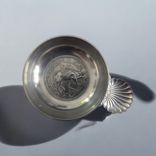 Tastevin pewter astrological - tastevin,