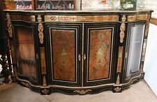 Large Boulle Credenza Sideboard Napoleon III Inlay