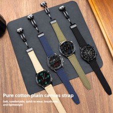 For Huawei WATCH 4pro Nylon Canvas Band Magnetic Replacement Strap Rugged Soft