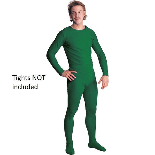 Dark green jersey top - green, under