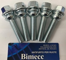 ALLOY WHEEL BOLTS X 5 M14X1.5