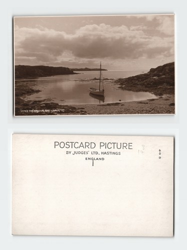 Vintage postcard treardur - postcard, bay
