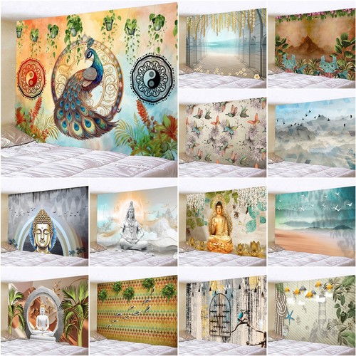 Large buddhist scenic birds - buddhist,