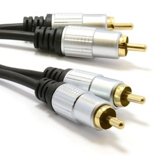 Pro audio metal x rca - audio, 2